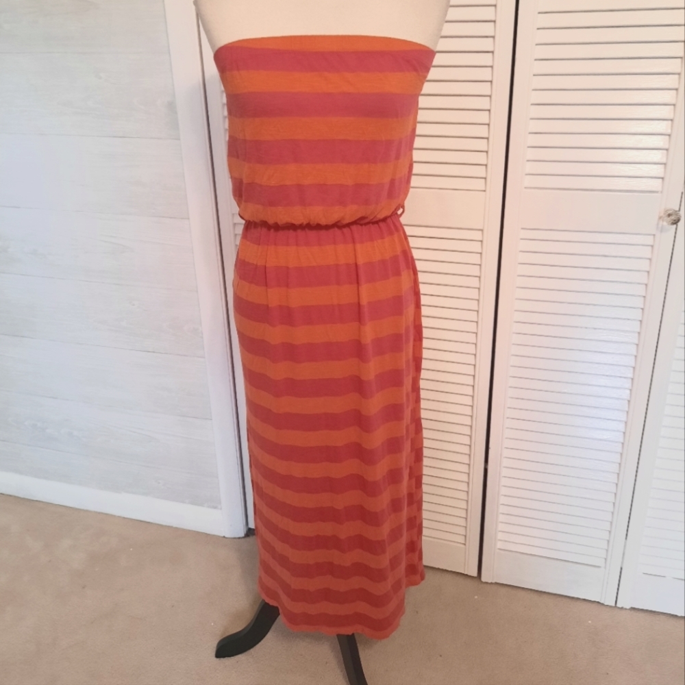 Lily Bleu Beach swim coverup maxi dress sz medium *T